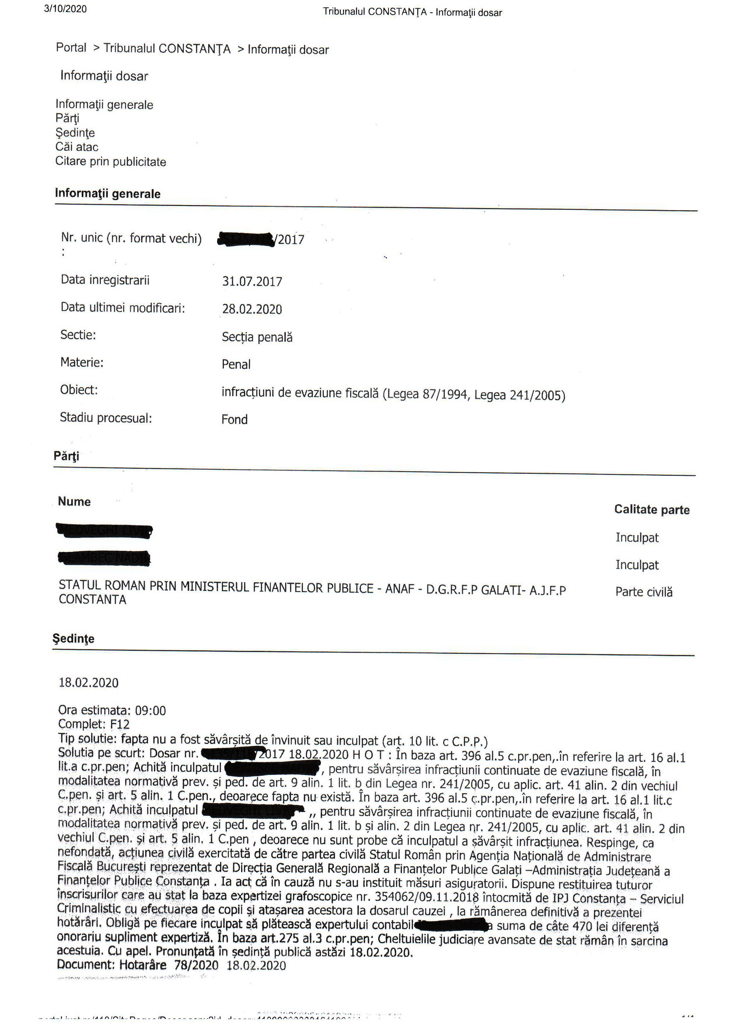 solutie achitare evaziune ML 002